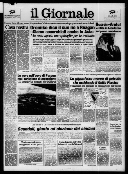 Il giornale : quotidiano del mattino